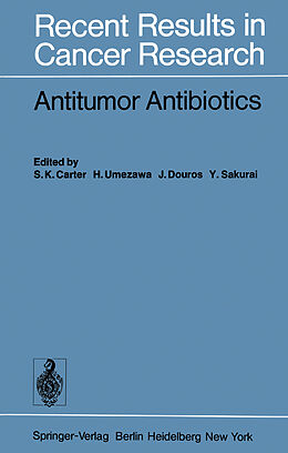 Kartonierter Einband Antitumor Antibiotics von 