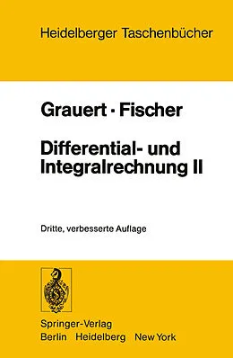E-Book (pdf) Differential- und Integralrechnung II von H. Grauert, W. Fischer