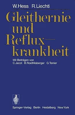 E-Book (pdf) Gleithernie und Refluxkrankheit von W. Hess, R. Liechti
