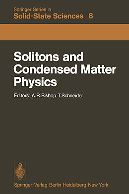 Kartonierter Einband Solitons and Condensed Matter Physics von 