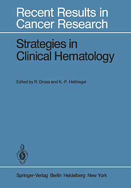 Kartonierter Einband Strategies in Clinical Hematology von 