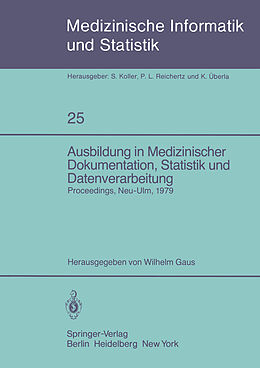 E-Book (pdf) Ausbildung in Medizinischer Dokumentation, Statistik und Datenverarbeitung von 