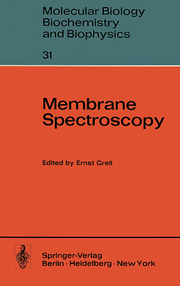 Couverture cartonnée Membrane Spectroscopy de 