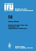 E-Book (pdf) Untersuchungen über das Verjüngen von zylindrischen Vollkörpern von H. Binder
