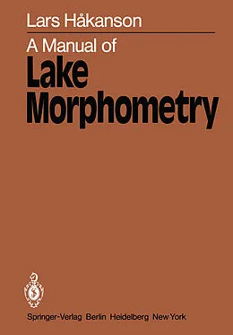 E-Book (pdf) A Manual of Lake Morphometry von L. Hakanson