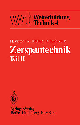 E-Book (pdf) Zerspantechnik von H. Victor, M. Müller, R. Opferkuch