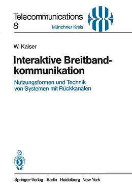 E-Book (pdf) Interaktive Breitbandkommunikation von W. Kaiser