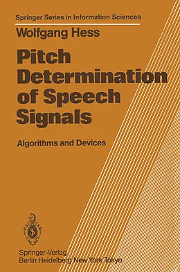 E-Book (pdf) Pitch Determination of Speech Signals von W. Hess