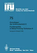 E-Book (pdf) Grundlagen der Umformtechnik  Stand und Entwicklungstrends / Fundamentals of Metal Forming Technique  State and Trends von G. Schröder, K. Roll, M. Dostal