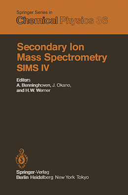 eBook (pdf) Secondary Ion Mass Spectrometry SIMS IV de 