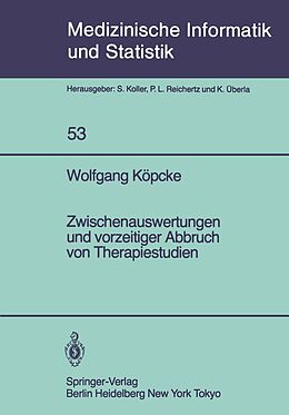 E-Book (pdf) Zwischenauswertungen und vorzeitiger Abbruch von Therapiestudien von W. Köpcke