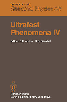 Kartonierter Einband Ultrafast Phenomena IV von 