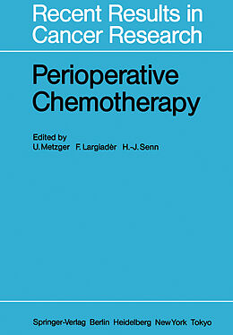 Kartonierter Einband Perioperative Chemotherapy von 