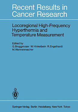 Kartonierter Einband Locoregional High-Frequency Hyperthermia and Temperature Measurement von 