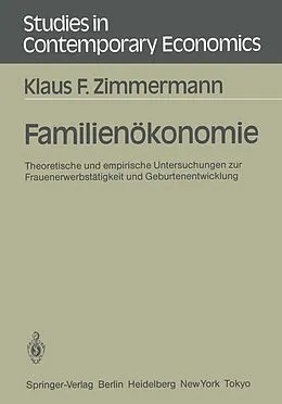 E-Book (pdf) Familienökonomie von Klaus F. Zimmermann