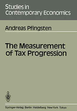 E-Book (pdf) The Measurement of Tax Progression von Andreas Pfingsten