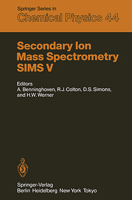 Kartonierter Einband Secondary Ion Mass Spectrometry SIMS V von 