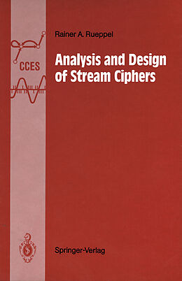 Kartonierter Einband Analysis and Design of Stream Ciphers von Rainer A. Rueppel