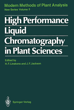 Couverture cartonnée High Performance Liquid Chromatography in Plant Sciences de 