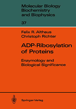 Couverture cartonnée ADP-Ribosylation of Proteins de Christoph Richter, Felix R. Althaus