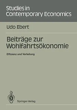 E-Book (pdf) Beiträge zur Wohlfahrtsökonomie von Udo Ebert
