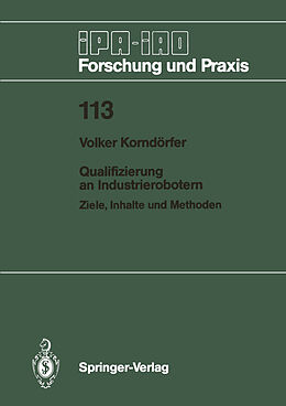 E-Book (pdf) Qualifizierung an Industrierobotern von Volker Korndörfer