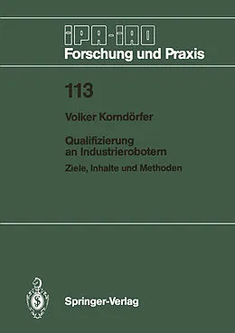 E-Book (pdf) Qualifizierung an Industrierobotern von Volker Korndörfer