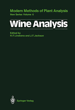 Couverture cartonnée Wine Analysis de 