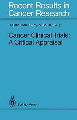 Kartonierter Einband Cancer Clinical Trials von 