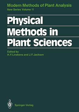 Couverture cartonnée Physical Methods in Plant Sciences de 