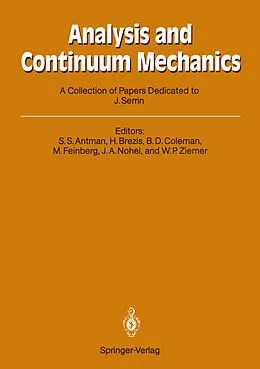 E-Book (pdf) Analysis and Continuum Mechanics von 