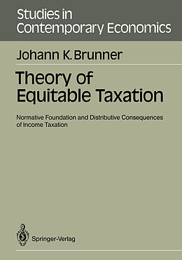 eBook (pdf) Theory of Equitable Taxation de Johann K. Brunner