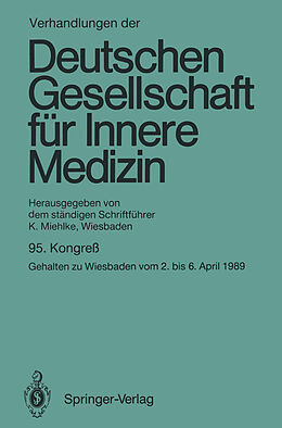 E-Book (pdf) Verhandlungen der Deutschen Gesellschaft für Innere Medizin von Klaus Miehlke