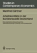 E-Book (pdf) Arbeitskonflikte in der Bundesrepublik Deutschland von Manfred Gärtner