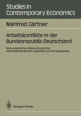 E-Book (pdf) Arbeitskonflikte in der Bundesrepublik Deutschland von Manfred Gärtner