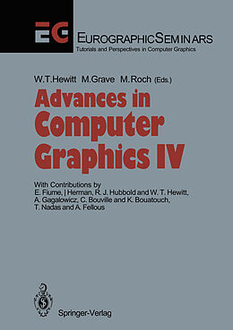 Kartonierter Einband Advances in Computer Graphics IV von 