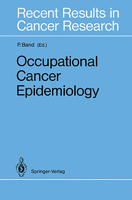 Kartonierter Einband Occupational Cancer Epidemiology von 