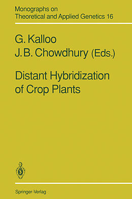 Couverture cartonnée Distant Hybridization of Crop Plants de 