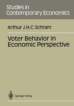 E-Book (pdf) Voter Behavior in Economics Perspective von Arthur J. H. C. Schram