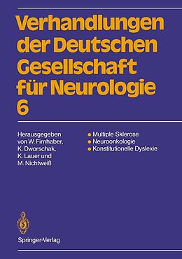 E-Book (pdf) Multiple Sklerose Neuroonkologie Konstitutionelle Dyslexie von 