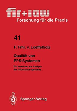 E-Book (pdf) Qualität von PPS-Systemen von Friedrich v. Loeffelholz
