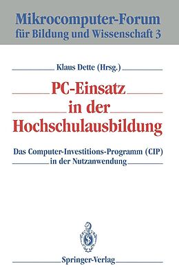 E-Book (pdf) PC-Einsatz in der Hochschulausbildung von 