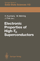 Kartonierter Einband Electronic Properties of High-Tc Superconductors von 