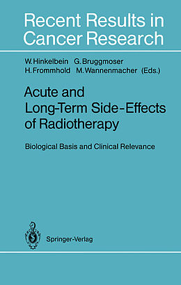 E-Book (pdf) Acute and Long-Term Side-Effects of Radiotherapy von 