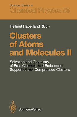 Kartonierter Einband Clusters of Atoms and Molecules II von 