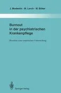 E-Book (pdf) Burnout in der psychiatrischen Krankenpflege von Jiri Modestin, Marianne Lerch, Wolfgang Böker