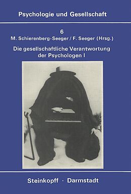 E-Book (pdf) Die Gesellschaftliche Verantwortung Der Psychologen von 