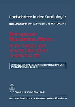 E-Book (pdf) Fortschritte in der Kardiologie von W. Schaper, M. G. Gottwik