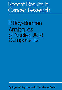 Kartonierter Einband Analogues of Nucleic Acid Components von P. Roy-Burman