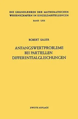 E-Book (pdf) Anfangswertprobleme bei Partiellen Differentialgleichungen von Robert Sauer